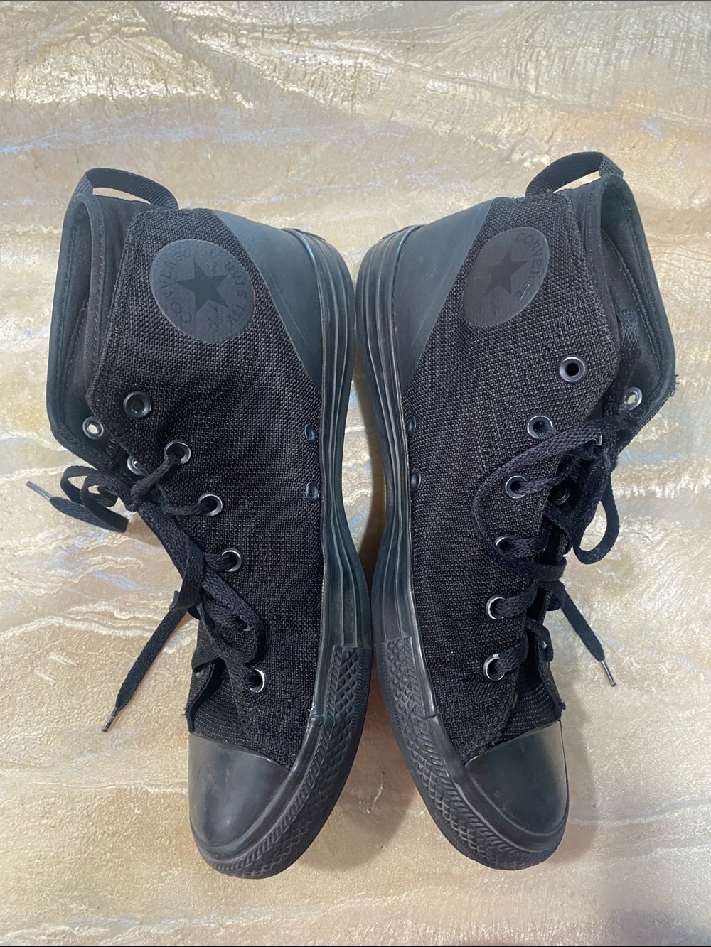 Converse All Star Chuck Taylor High Top Black Sneakers Men’s 10 Women’s 12